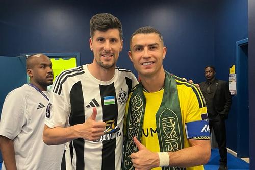Stipe Perica, întâlnire cu Cristiano Ronaldo // foto: instagram @stipeperica