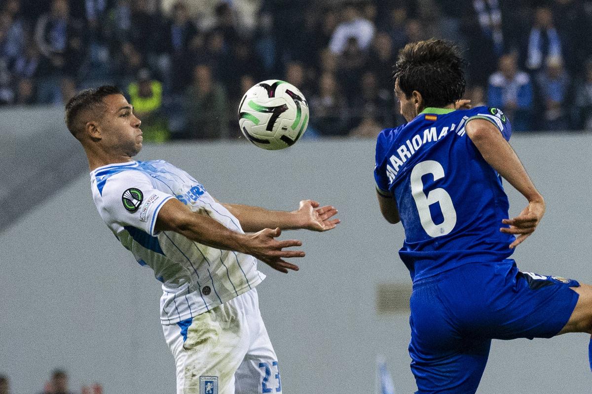 Note GSP de la 5 la 8 în Universitatea Craiova - Getafe 1-1