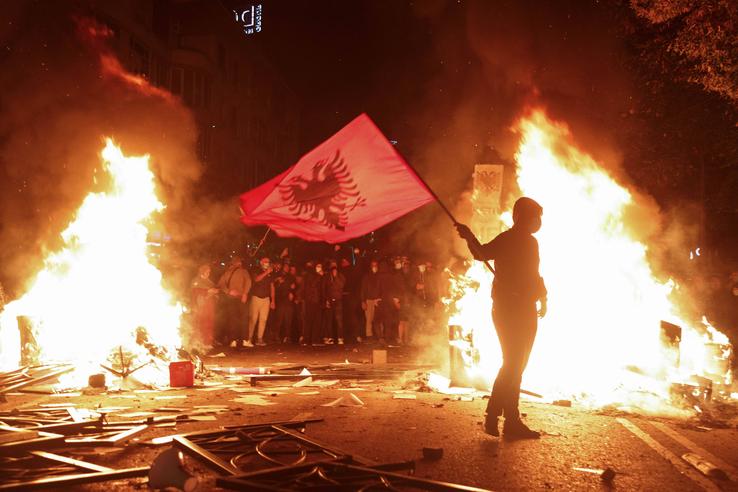 Protestele din Tirana au mutat un meci din Conference League // foto: imago images