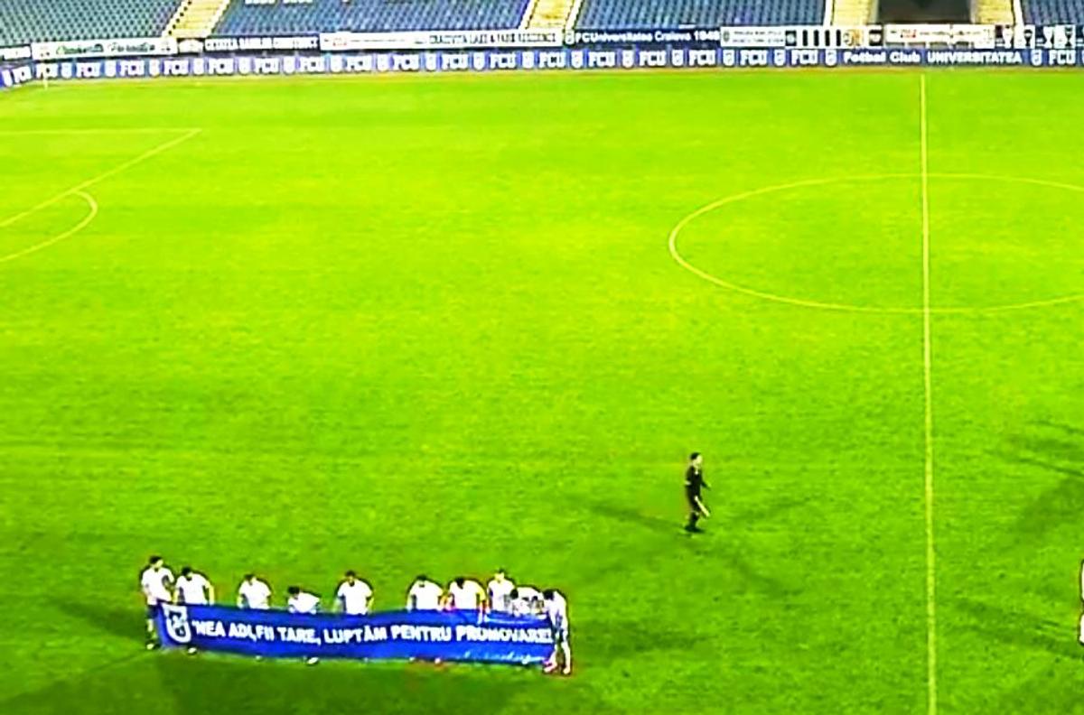 FC U Craiova 1948 - Gloria Buzău, mesaj Adrian Mititelu