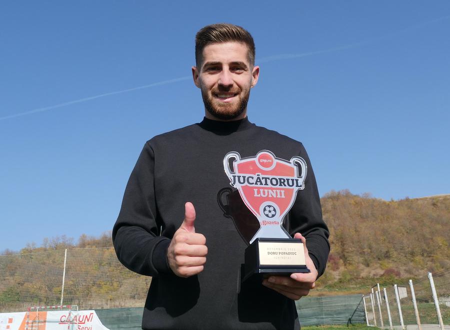 Doru Popadiuc, jucătorul lunii octombrie în Liga 1 Omul momentului în Liga 1, mărturie rară în fotbal: „Mâncam haotic, fast food, cola și mă implicam minim la antrenamente. Într-o noapte, am decis să-mi respect meseria”