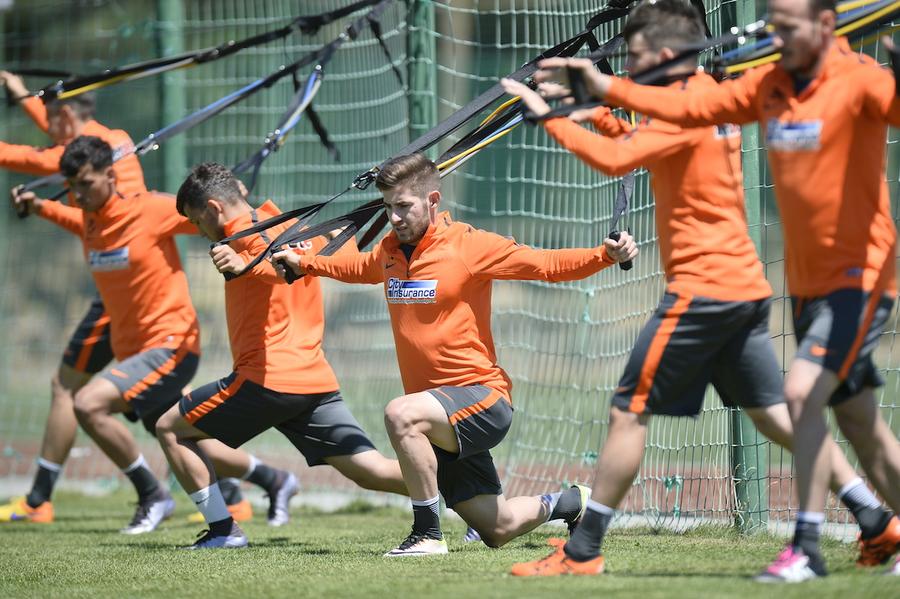Popadiuc, pe vremea când se antrena la FCSB, cu TRX Omul momentului în Liga 1, mărturie rară în fotbal: „Mâncam haotic, fast food, cola și mă implicam minim la antrenamente. Într-o noapte, am decis să-mi respect meseria”