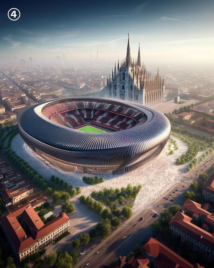 San Siro (AC Milan)/ foto: Instagram @433