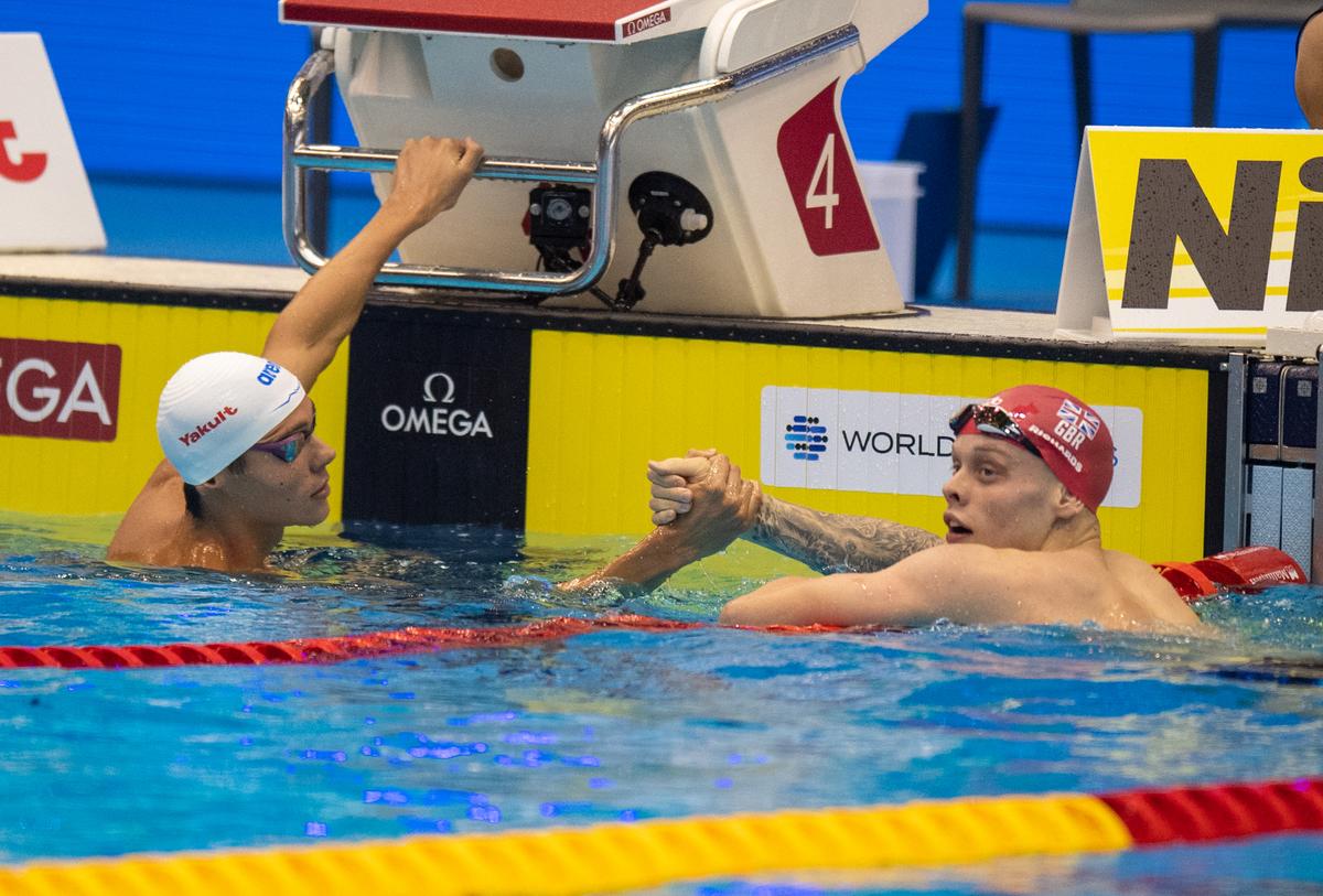 Britanicul Matt Richards, campion mondial la Fukuoka, așteaptă cu nerăbdare Campionatele Europene de la Otopeni și reîntâlnirea cu David Popovici