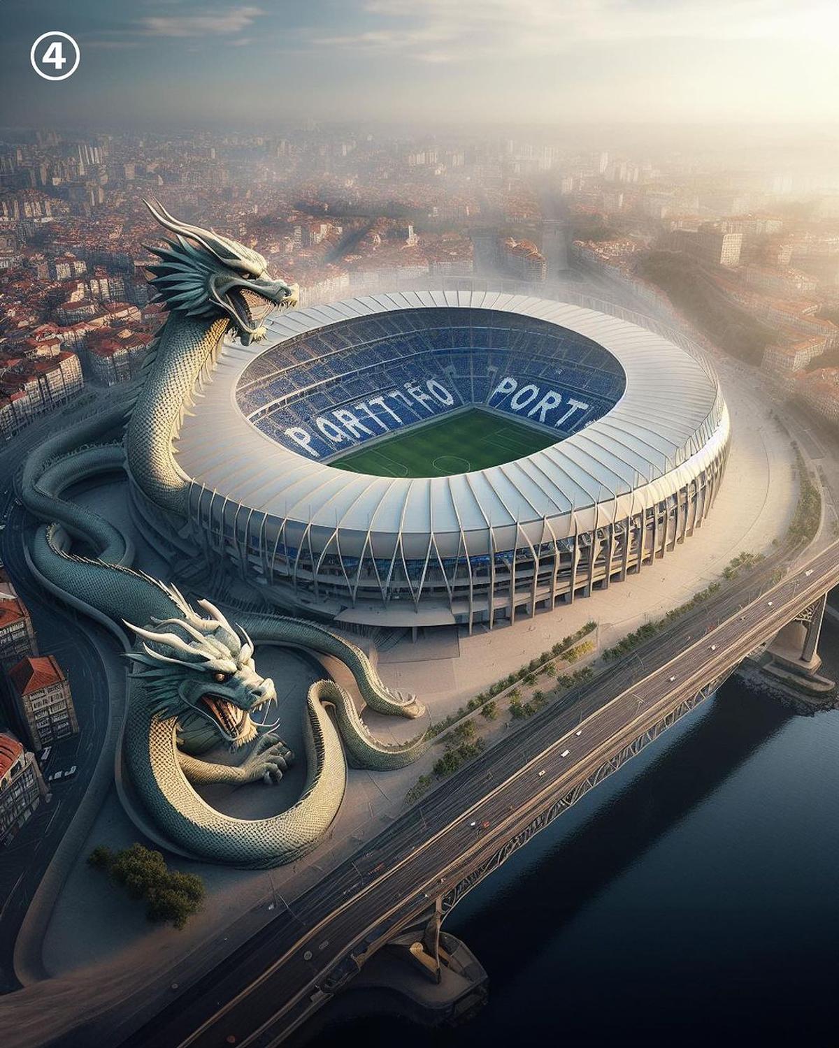 Cele mai tari stadioane, create de Inteligența Artificială