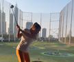 Simona Halep, pe terenul de golf / Sursă foto: Instagram