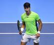 Cele mai spectaculoase imagini din duelul Alcaraz - Rublev, Turneul Campionilor 2023