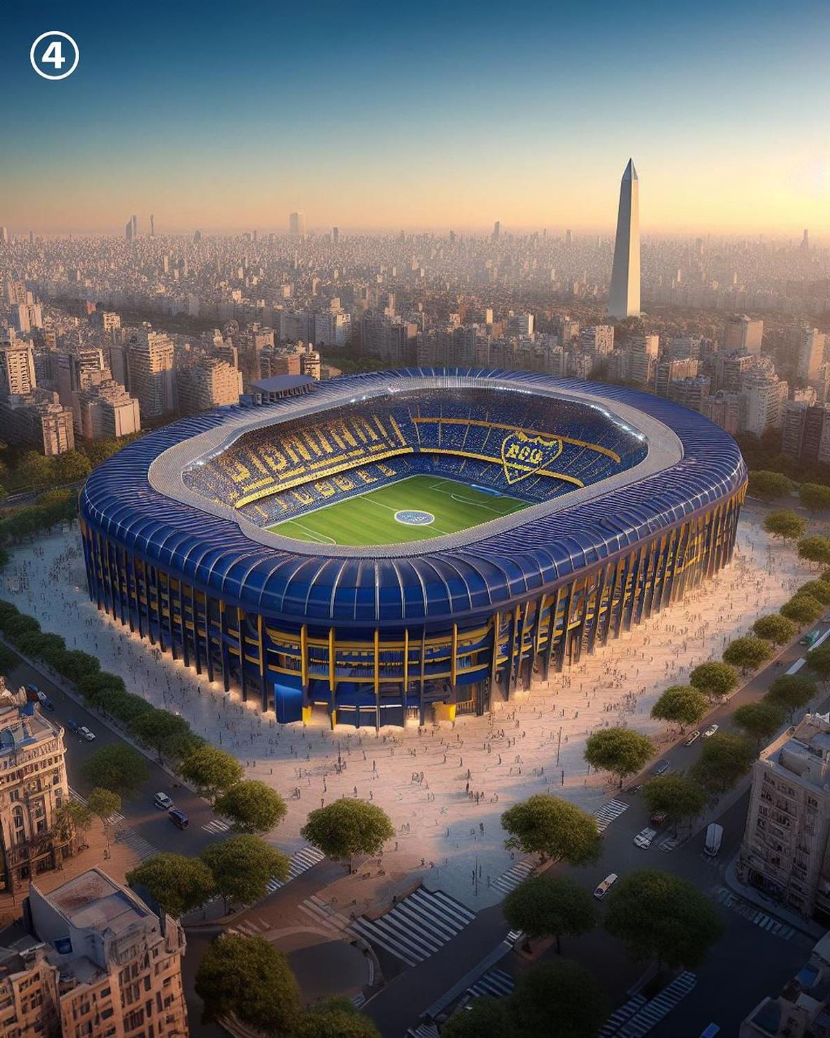 Cele mai tari stadioane, create de Inteligența Artificială