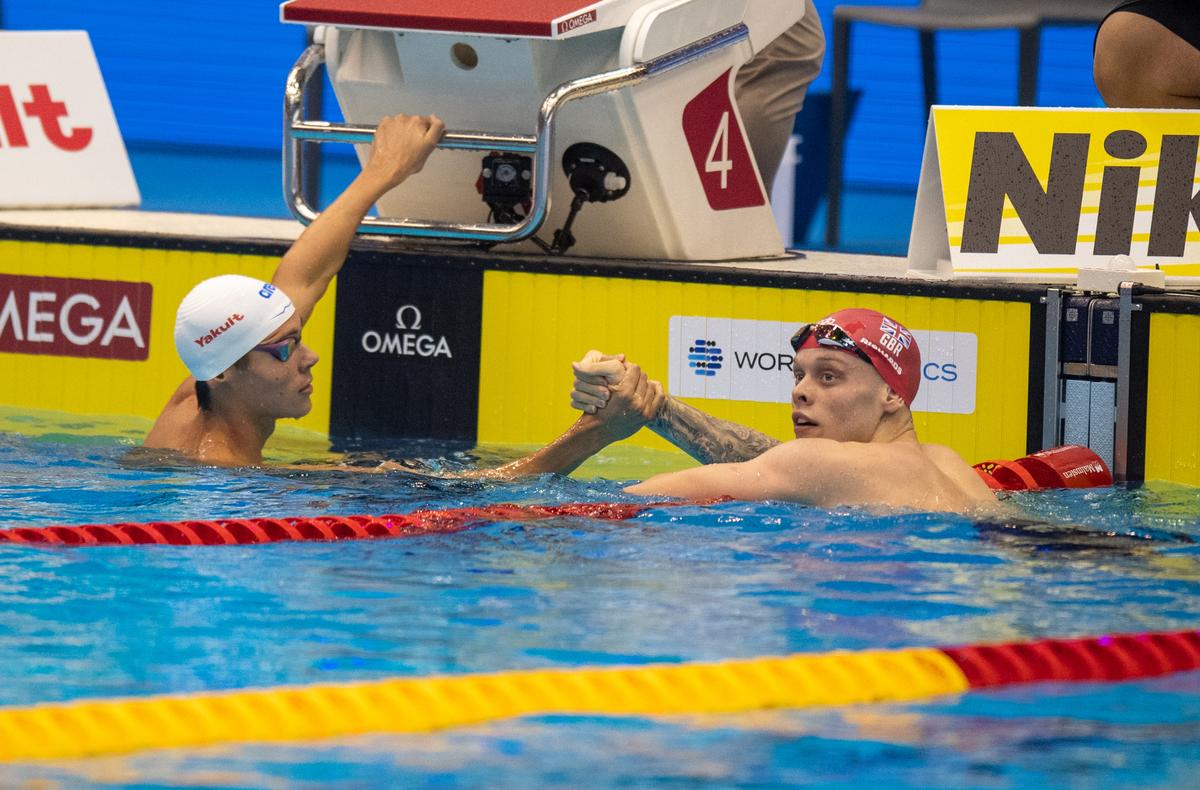 Britanicul Matt Richards, campion mondial la Fukuoka, așteaptă cu nerăbdare Campionatele Europene de la Otopeni și reîntâlnirea cu David Popovici