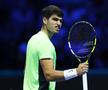 Cele mai spectaculoase imagini din duelul Alcaraz - Rublev, Turneul Campionilor 2023
