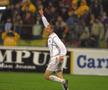Mladen Rudonja celebrând golul din „barajul” cu România / Sursă foto: Arhivă Gazeta Sporturilor