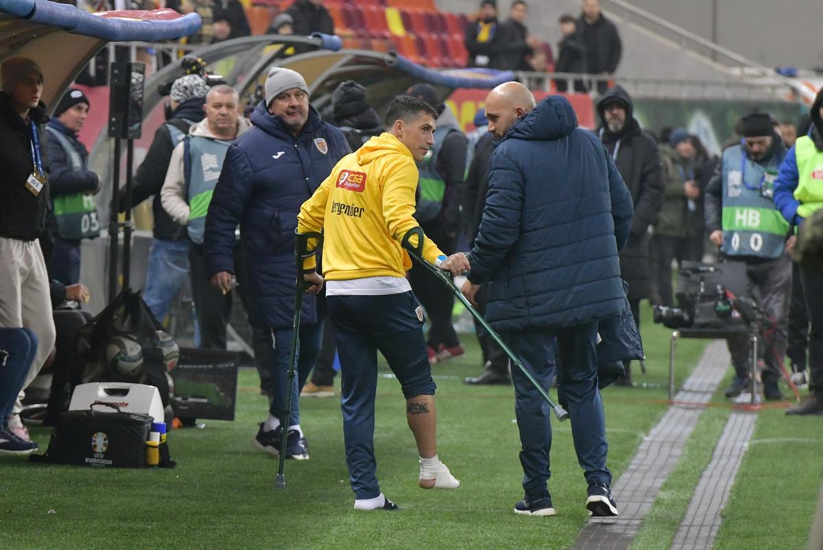 Jucătorul luat în colimator de Basarab Panduru, după România - Kosovo: „Cu atitudinea asta nu poate să facă nimic”