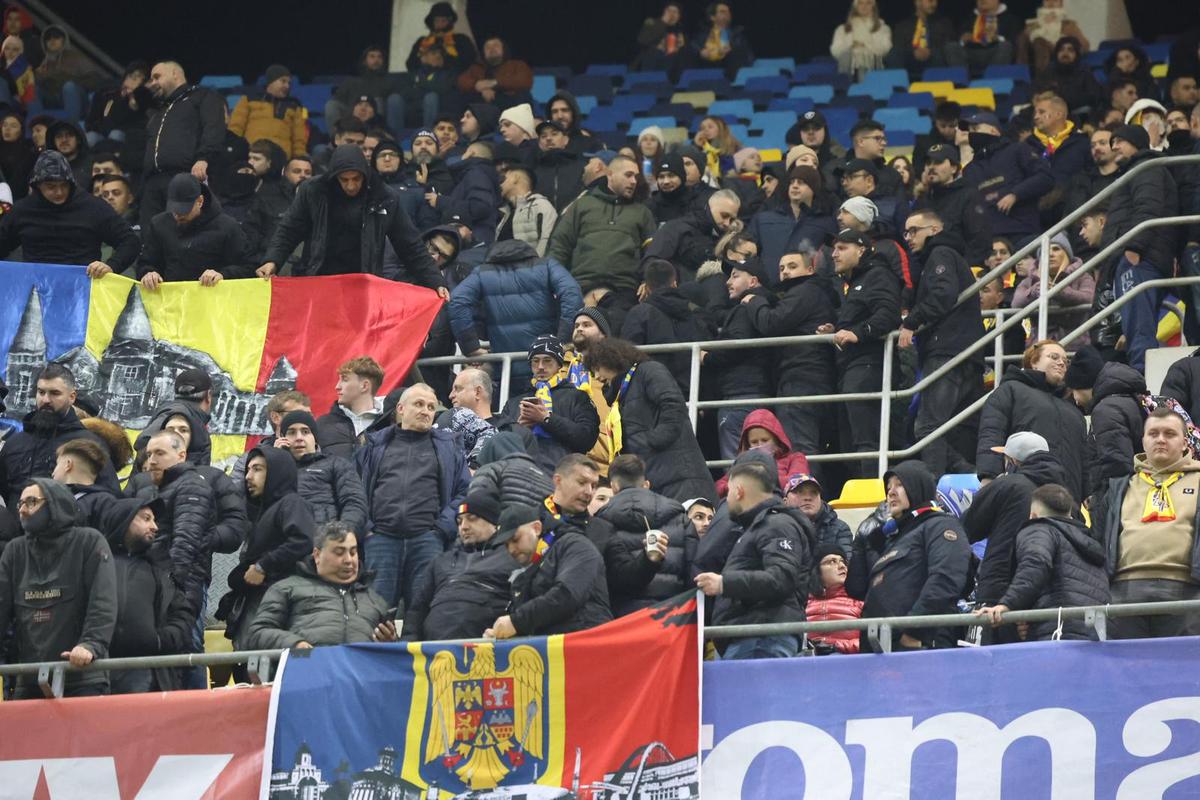 Imagini cu suporterii la România - Kosovo din Liga Națiunilor