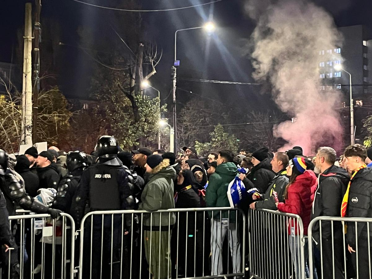 Imagini cu suporterii la România - Kosovo din Liga Națiunilor