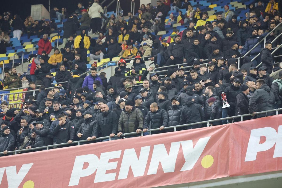 Imagini cu suporterii la România - Kosovo din Liga Națiunilor