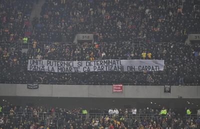 Toate mesajele și scandările de la România - Kosovo, meci din Liga Națiunilor jucat pe Arena Națională