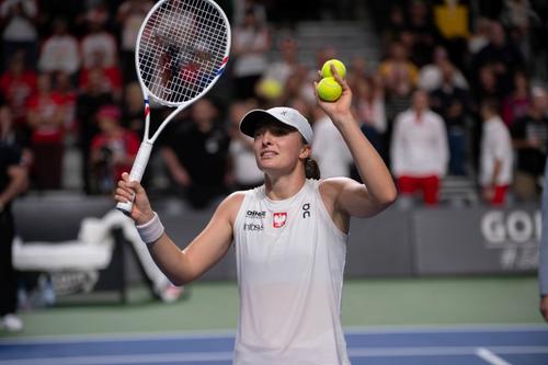 Iga Swiatek la fianlul meciului său dun Billie Jean King Cup FOTO Imago Images