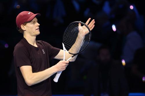 Jannik Sinner, după calificarea în ultimul act la ATP Finals Foto: Imago Images