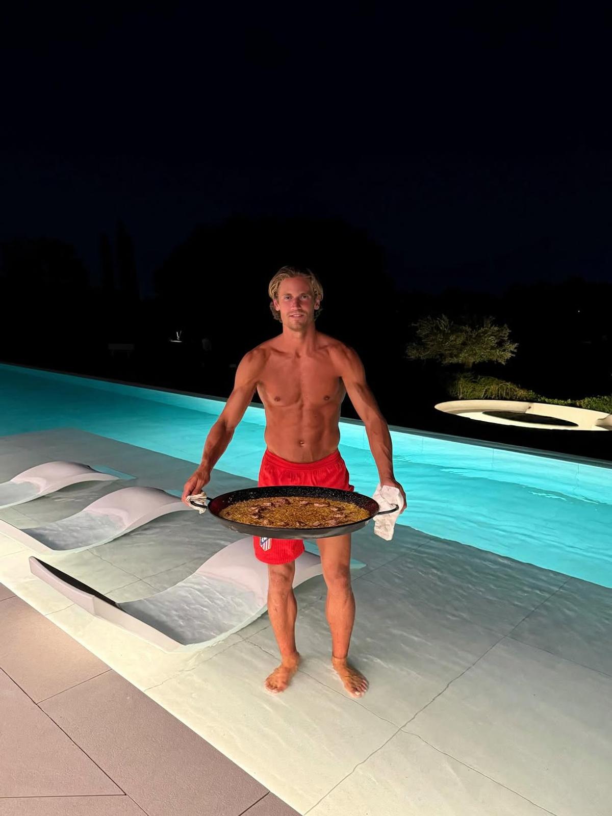 Marcos Llorente și soția Patricia