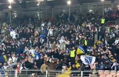 „Țiganii, țiganii!” » Scene intolerabile în tribune la Bosnia - România