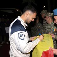 „Tricolorii”, vizitați de militari români la Zenica / Foto: site-ul FRF