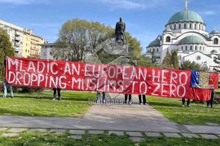 Scandal de proporții înainte de Bosnia - România: „Interziceți românii pe stadion! Escortați-i afară din țară!” » De vină e un banner scandalos pe care ultrașii dinamoviști l-ar fi afișat la Belgrad