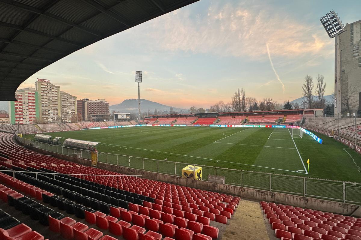 Imagini dinaintea meciului Bosnia - România