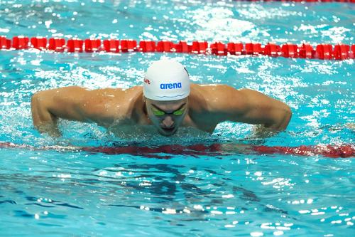 Denis Popescu și-a îmbunătățit recordul la 50 m fluture în serii FOTO Roxana Fleșeru