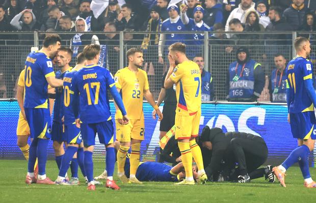 Bosnia - România 3-1 » Tragedia fotbalistică de la Zenica » România are o repriză de coșmar, pierde cu Bosnia și ajunge 100% în ULTIMA urnă la barajul pentru CM! Ce va face Lucescu?
