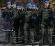 Măsuri de securitate nemaivăzute pentru Bosnia - România » Imaginile surprinse de reporterii GSP: soldații, instrucție în fața stadionului
