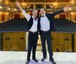 Mihail Mateescu, alături de fiul său, Alexandru FOTO: arhivă personală