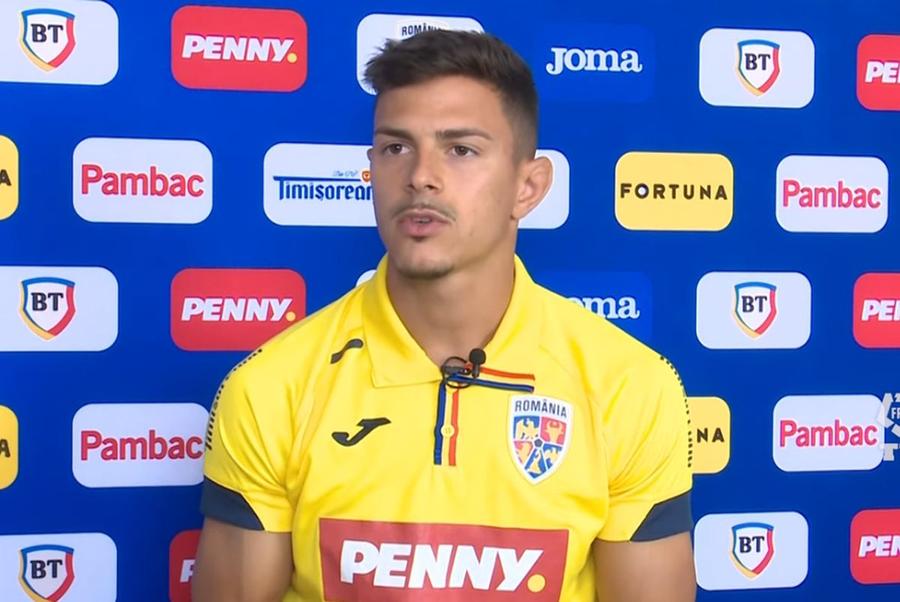 Alexandru Țîrlea // foto: captură FRF TV Românul crescut de Real Madrid a debutat la Deportivo Alaves » Titular într-o înfrângere usturătoare din Cupa Regelui