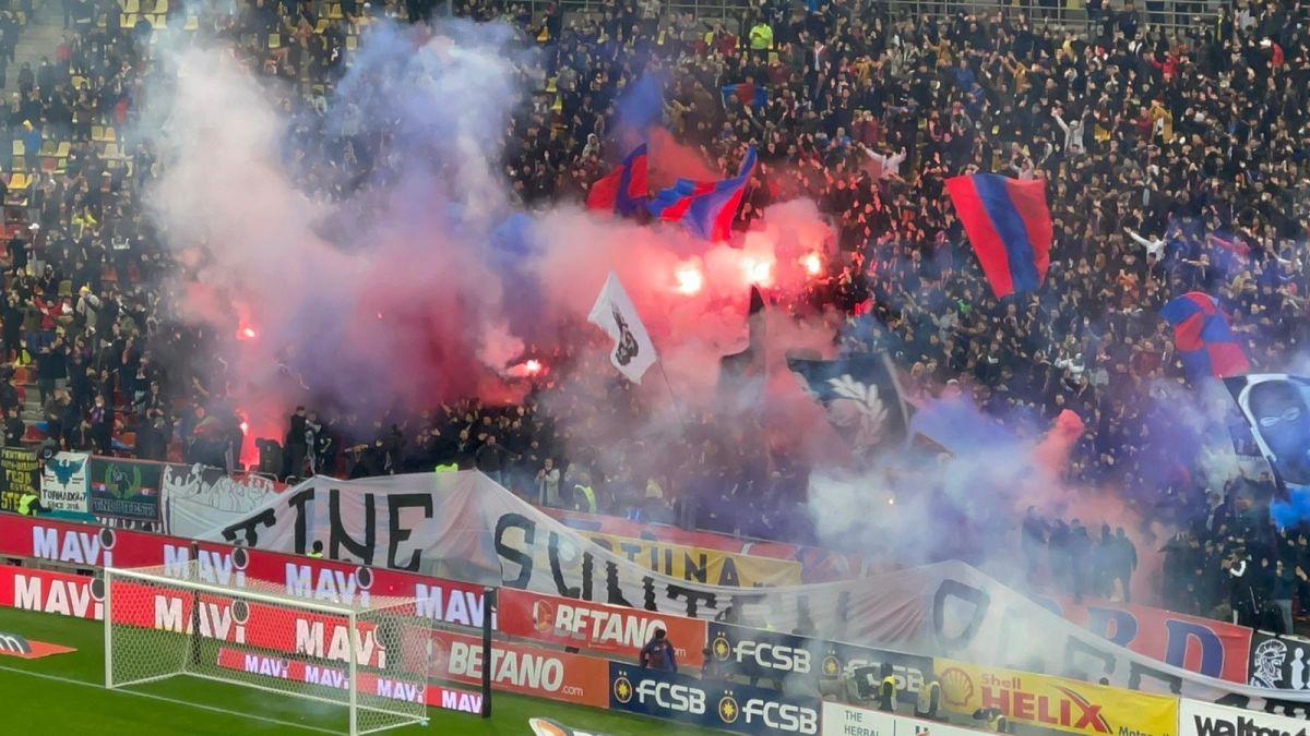 „Praf de pușcă” în peluze, la FCSB - Rapid » Roș-albaștrii și-au continuat războiul cu Gigi Becali