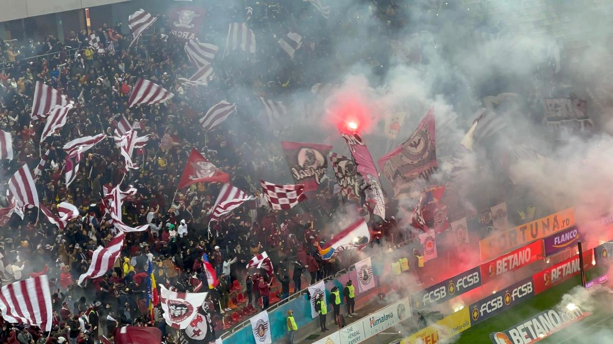 „Praf de pușcă” în peluze, la FCSB - Rapid » Roș-albaștrii și-au continuat războiul cu Gigi Becali