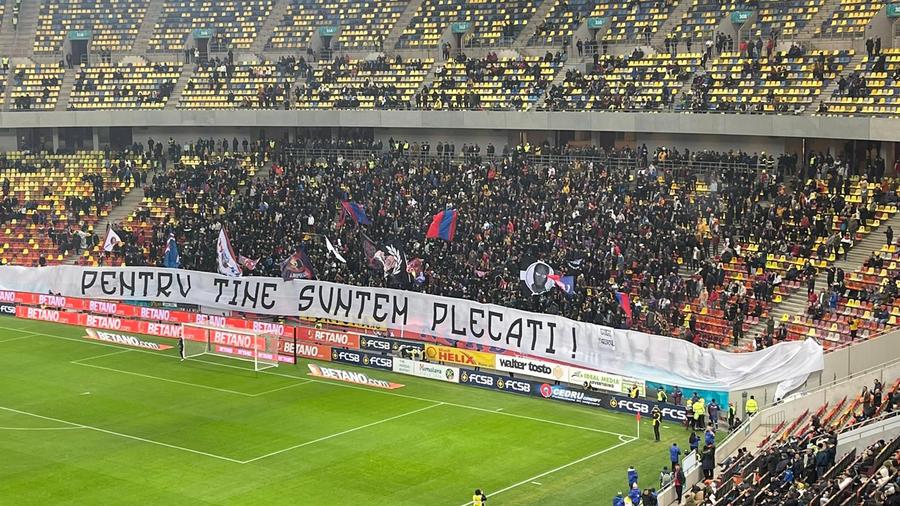 „Praf de pușcă” în peluze, la FCSB - Rapid » Roș-albaștrii și-au continuat războiul cu Gigi Becali