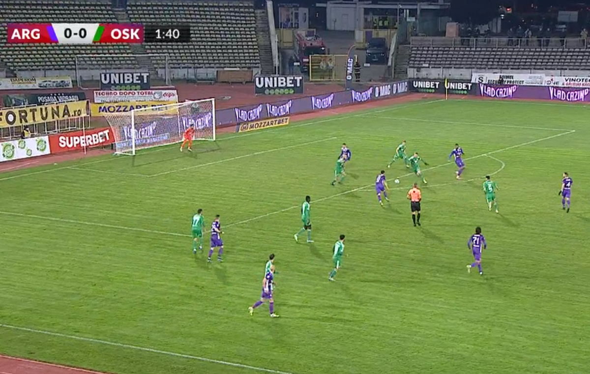 FC Argeș - Sepsi. A fost marcat cel mai rapid gol al sezonului în Liga 1!