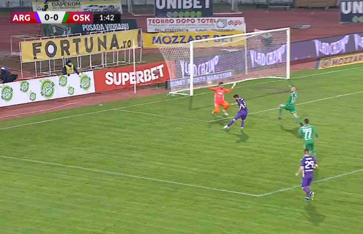 FC Argeș - Sepsi. A fost marcat cel mai rapid gol al sezonului în Liga 1!