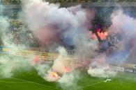 FCSB - Rapid. Scandari rasiste pe Arena Națională + Ce nu s-a văzut la TV: rapidiștii au rupt cordonul de stewarzi pentru a se răfui cu rivalii