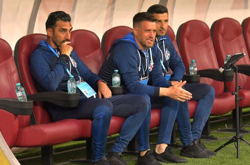 Elias Charalambous, Mihai Pintilii și Lucian Filip/ foto: Imago Images