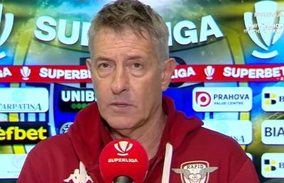 Concluziile lui Cristiano Bergodi după Petrolul - Rapid: „Îi felicit pe băieți”