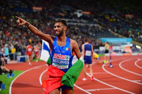 Ahmed Abdelwahed după finalul cursei de la Europenele din 2022 Foto Imago
