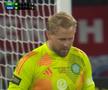 „Nu-ți merge cu mine!” » Schmeichel a încercat să-l păcălească pe Ianis Hagi, dar românul n-a șovăit. Filmul penalty-ului din finală