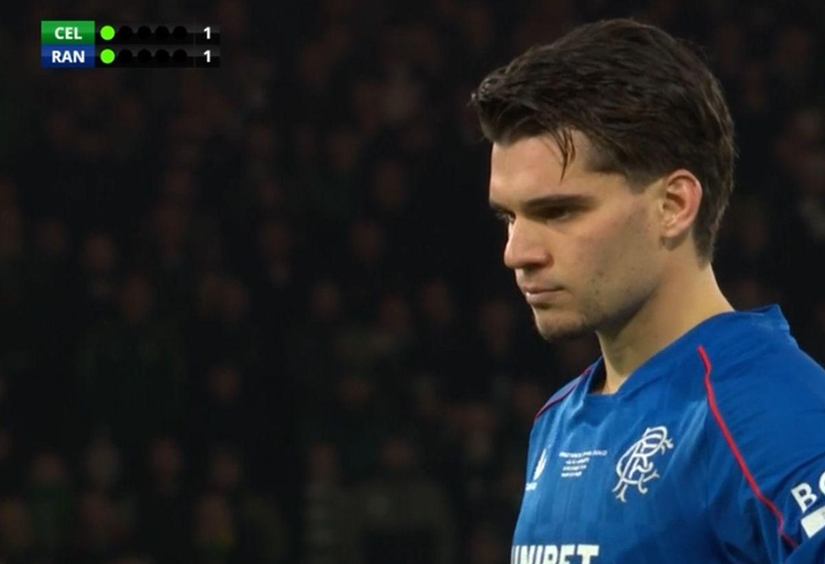 Celtic - Rangers, penalty-ul lui Ianis Hagi în finala Cupei Ligii Scoției