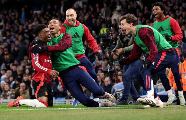 Coșmar pe Etihad: Manchester City - Manchester United, răsturnat în două minute! Amorim l-a păcălit din nou pe Guardiola