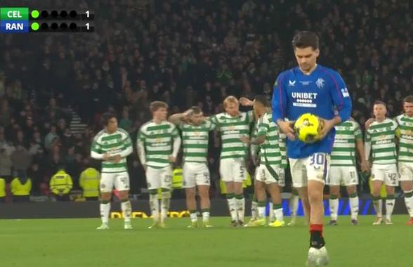 Celtic - Rangers 3-3 (5-4 la pen.) » Ianis Hagi pierde finala Cupei Ligii Scoției la loviturile de departajare!