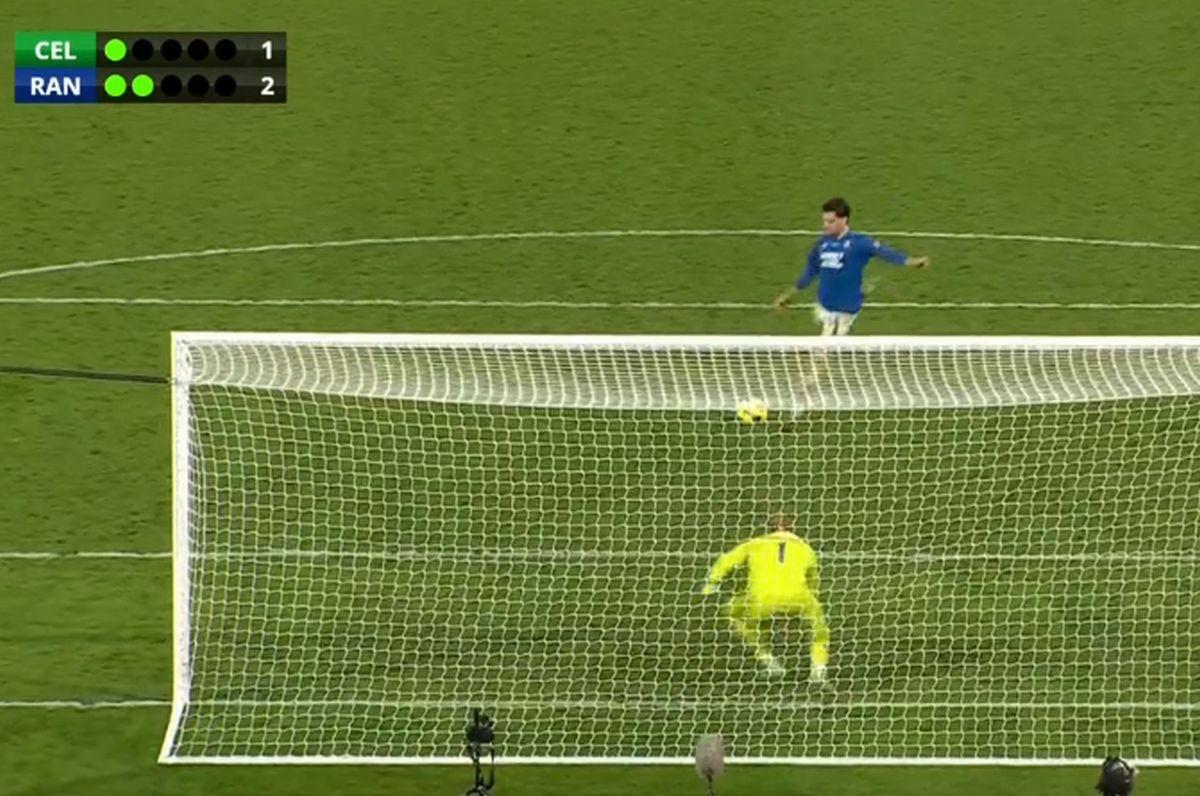 Celtic - Rangers, penalty-ul lui Ianis Hagi în finala Cupei Ligii Scoției