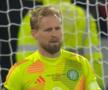 „Nu-ți merge cu mine!” » Schmeichel a încercat să-l păcălească pe Ianis Hagi, dar românul n-a șovăit. Filmul penalty-ului din finală