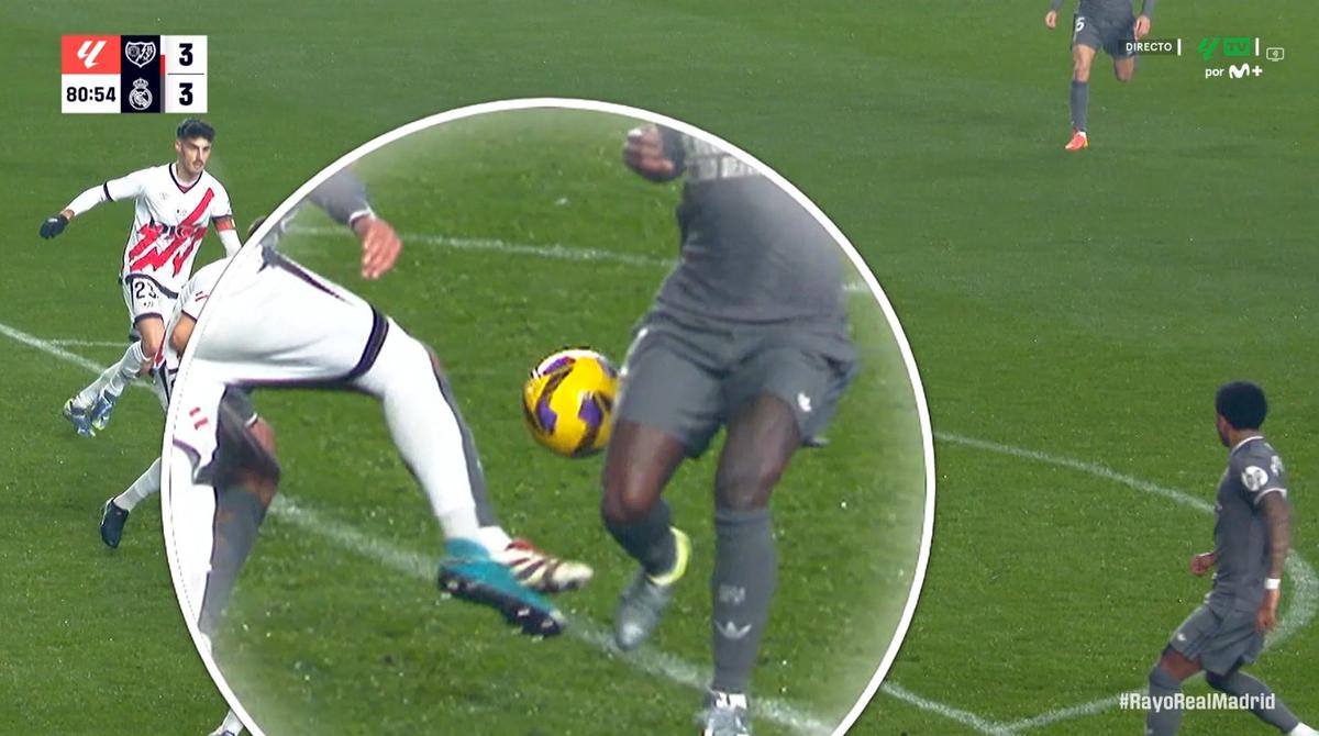 Vinicius a cerut penalty în Rayo Vallecano - Real Madrid