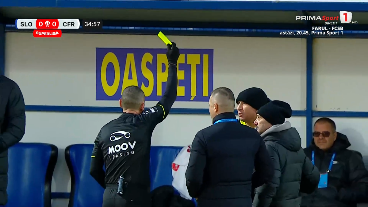 Dan Petrescu, criză de nervi în timpul meciului Unirea Slobozia - CFR Cluj