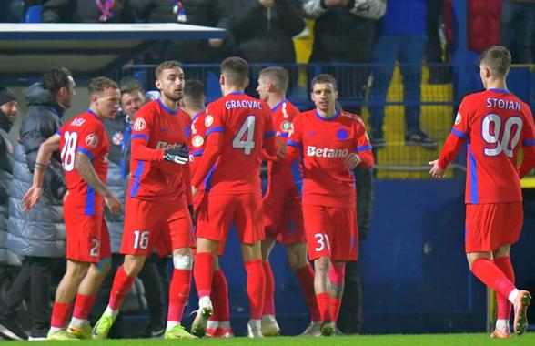 FCSB, victorie cu emoții la Clinceni! Salvați de eliminarea din repriza secundă » Clasamentul în Superliga